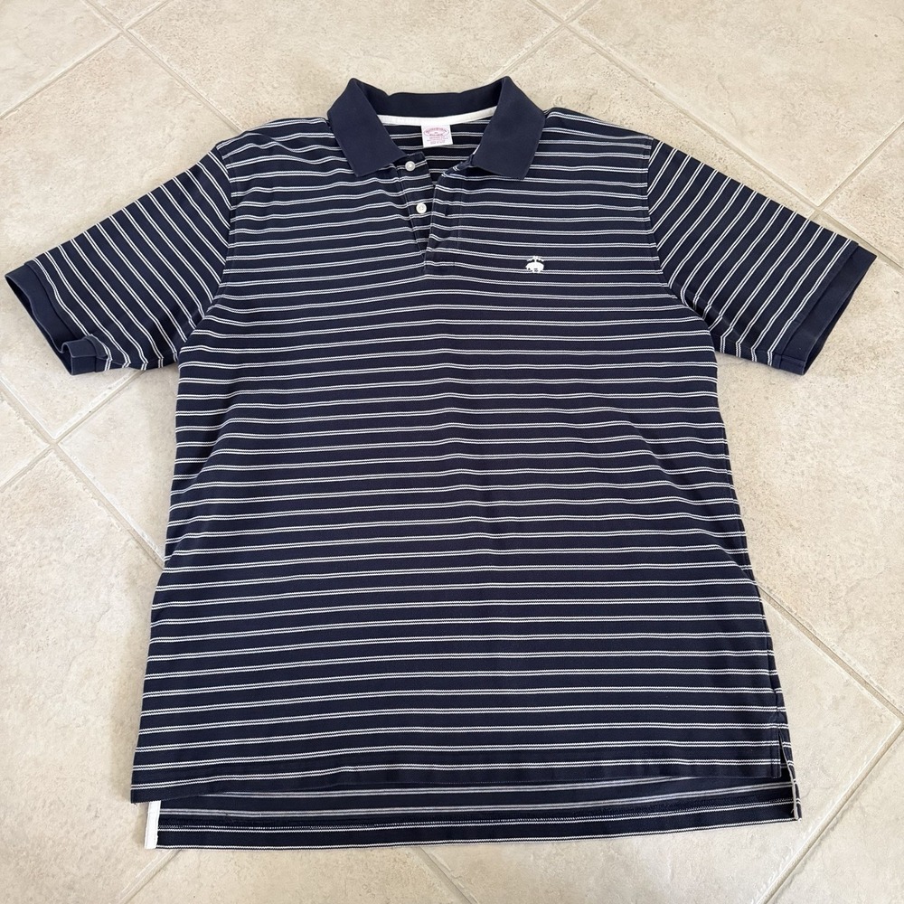 Brooks Brothers Men's XL Original Fit Performance Polo 100% Cotton